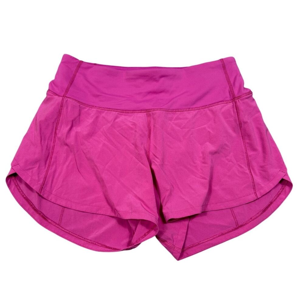 Lululemon Womens Size 2 Speed Up Shorts Pink